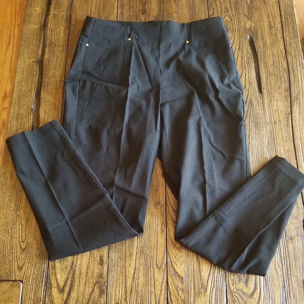 Rafaella NWT Black Pull On Dress Pants